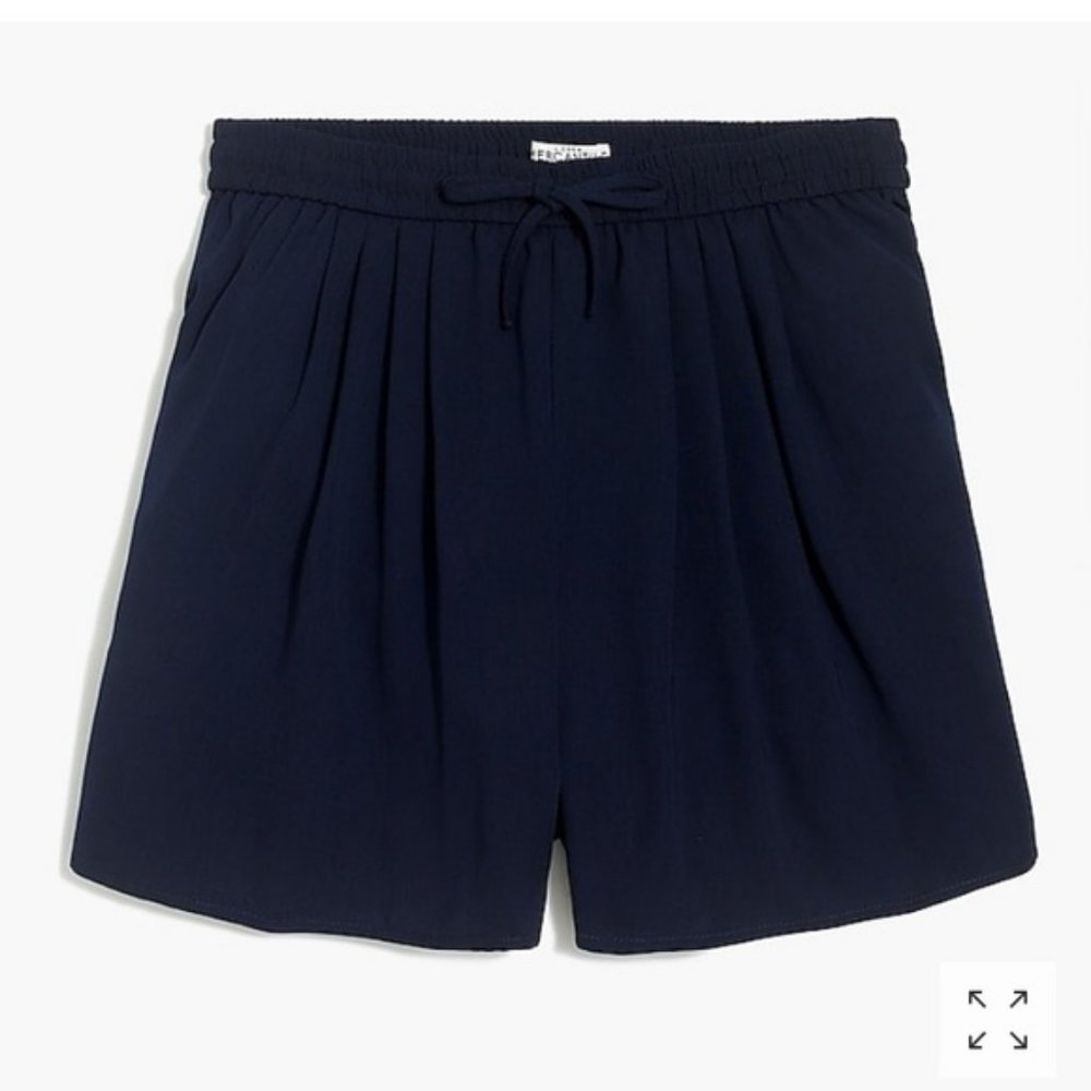 J. Crew Factory Navy Easy Pull-On Short
